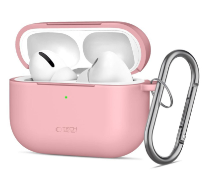 Pozostałe TECH-PROTECT Silicone Hook Do Apple Airpods Pro 3 Dusty Pink 5906302333127